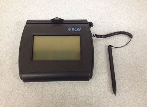 Topaz Systems T-LBK750-BHSB-R Signature Pad No Cables For Parts Or Repair