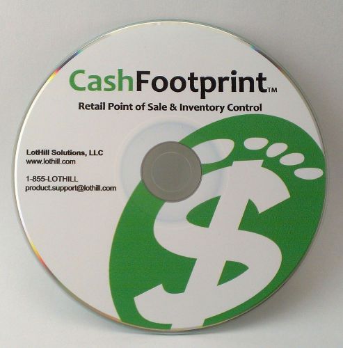 CashFootprint Pro Edition Retail Point-of-Sale(POS) &amp; Inventory Control Software
