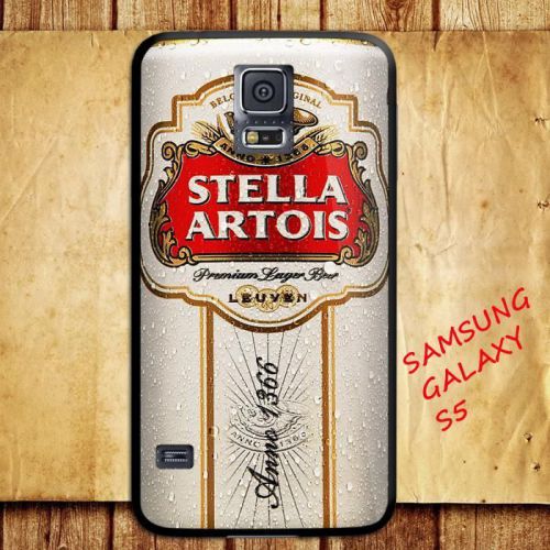 iPhone and Samsung Galaxy - Logo Stella Artois Premium Lager Beer - Case