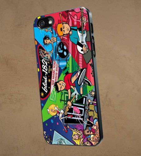 Punk Rock Band Blink 182 Cartoon Samsung and iPhone Case