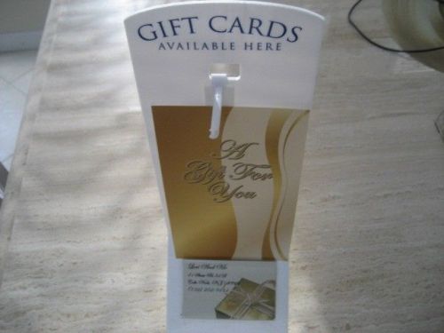 12 in. COUNTER DISPLAY for STORE GIFT CARDS with  CARD HOLDERS