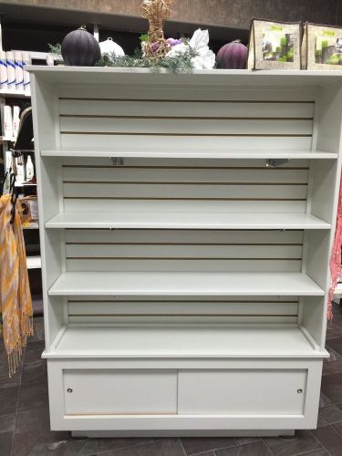 Retail display with slat wall for sale