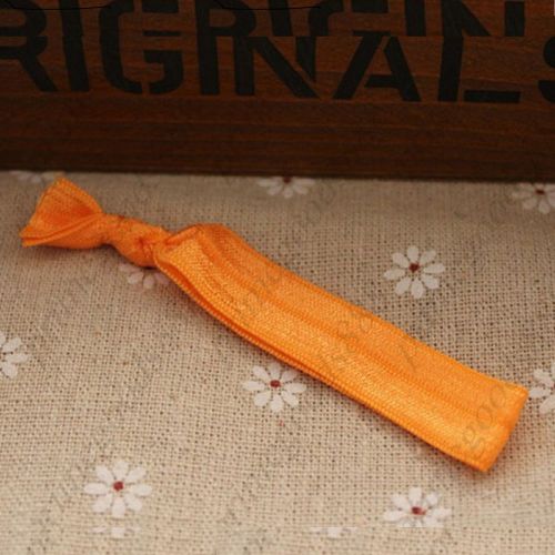 Candy Color Purity Hair Accessories Ring Ponytail Chouchou Band Tie Orange