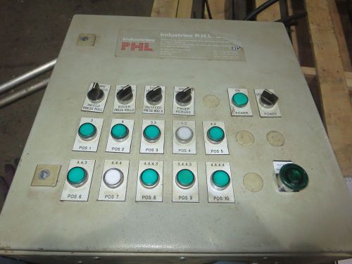 Phl control panel rittal type 4 enclosure ae 1050 with allen bradley slc 500 for sale