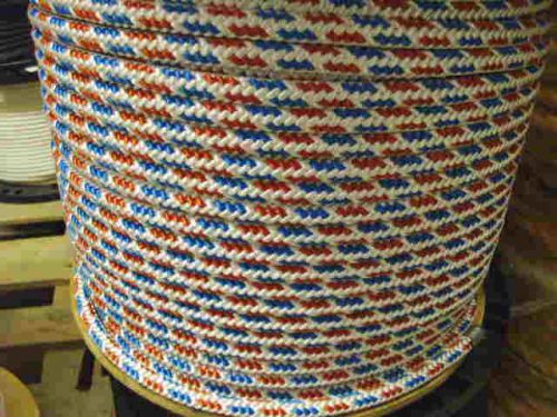 Climbing line,bull rope, arbor boss,7000 lb,16 strand rope,1/2&#034;x 150&#039; made usa for sale
