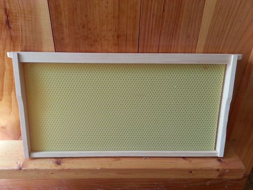 Bee Hive Deep Super 9 5/8&#034; Frames with Wax Coated Foundations..  &#034;Assembled&#034;