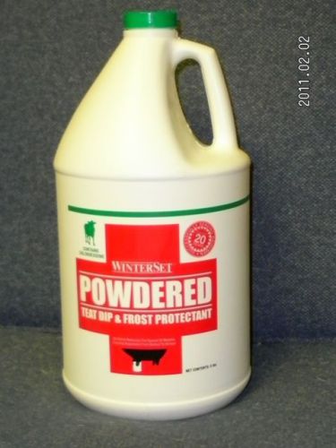 Winterset powder teat dip frost protect dairy (gal) nwt for sale