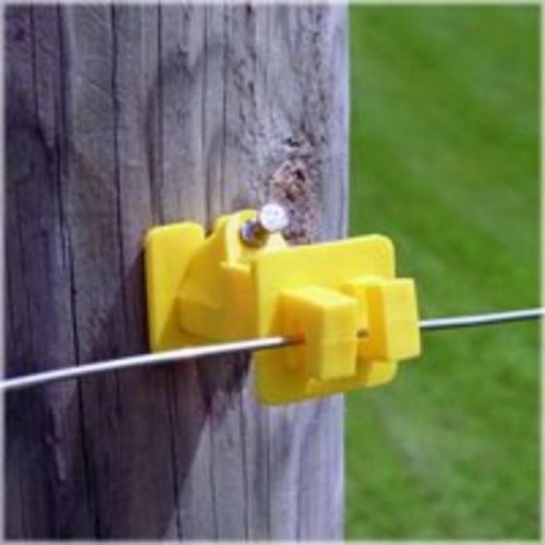 Insu Nail Slant Ext Wdn Posts ZAREBA Electric Fence Accessories IWNY-Z Yellow