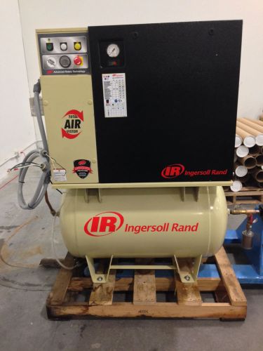 Ingersoll rand air compressor 5hp 120 gallon tank 150psi up6 for sale