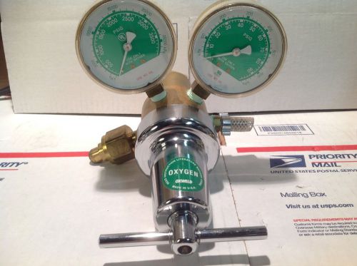 ESAB Oxweld R-77-75-540 Dual Stage R-77 Oxygen Regulator CGA 540 #3