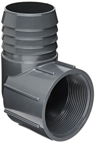Spears 1407 series pvc tube fitting, 90 degree elbow, schedule 40, gray, 1/2&#034; for sale