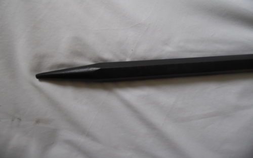 Digging bars chisel &amp; point ends  1-1/4&#034; x 5&#039; -  23lb bar  made in usa for sale