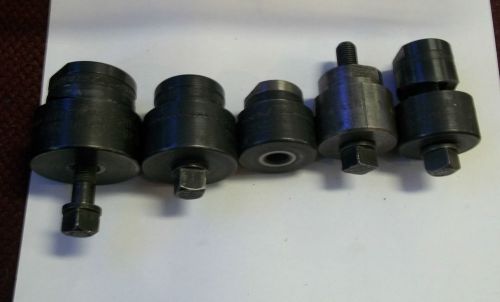 5  Greenlee  metal punches