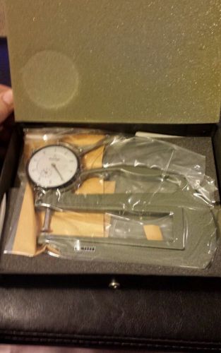 Mitutoyo dial thickness gage 0-1&#034; new in box from back stock for sale