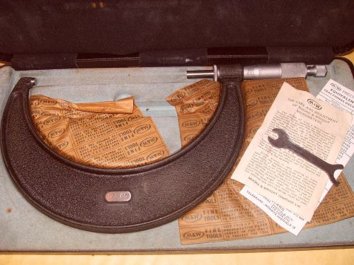 Moore &amp; Wright 966B  5 - 6&#034; Micrometer - As Photo.