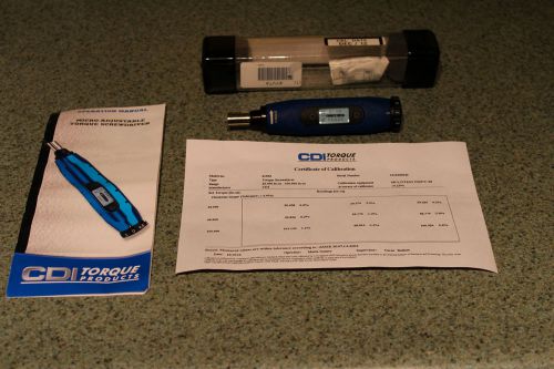 Cdi snapon torque screwdriver - model 61sm - 20&#034; to 100&#034; ozs - made in usa for sale