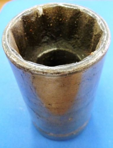 ARMSTRONG 13-348 1-1/2&#034; Deep Socket, 3/4&#034; Square Drive, 12-Point, 3-1/2&#034; OAL