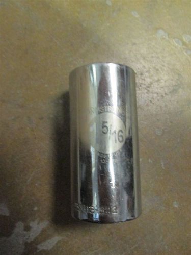Armstrong 13-342 chrome 1-5/16&#034; standard socket 12 point 3/4&#034; drive made in usa! for sale
