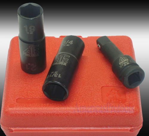 Socket 3pcs 1/2&#034; drive flip impact socket set (thin wall) for sale