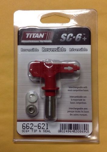 Titan 661-621 662-621 sc-6+ reversible airless spray tip for sale
