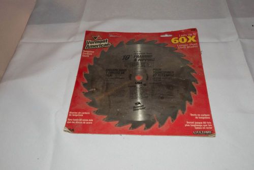 VERMONT AMERICAN 10&#034; SAW BLADE FRAMING and Ripping 28T