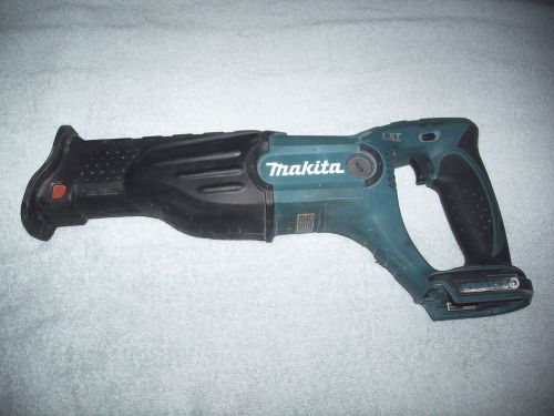 Makita bjr182 cordless 18v lxt lithium - ion reciprocating saw sawzall for sale