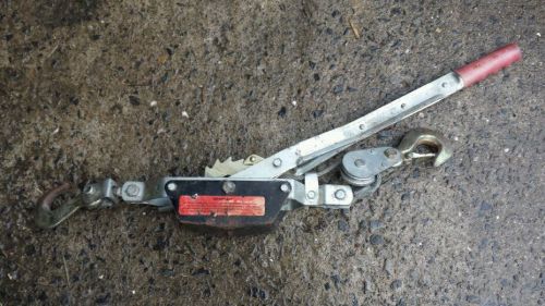 Hand winch engine ratchet recovery4x4