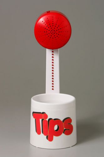 TIP ACTIVATED ELECTRONIC TIP JAR  for Bartender, Face Painters, Balloon Twisters