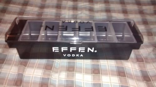 NEW Effen Vodka Fruit/Condiment Tray!!  6 Compartment Fruit Tray