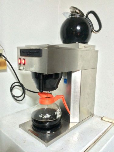 Mr. Coffee Commercial Coffee Brewer Maker MRCTB Stainless Dual Warmer x2 Carafes