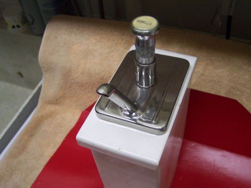 Vintage soda fountain syrup dispenser with pump for sale