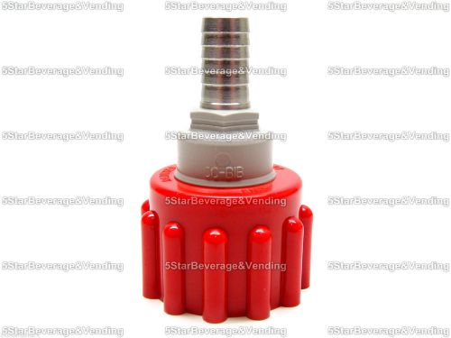 Coke bag in box qcd connector - 3/8&#034; bib syrup connector - coca cola - new - red for sale