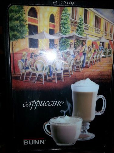 Bunn 3 flavor automatic cappucino/coffee/hot chocolate maker machine for sale