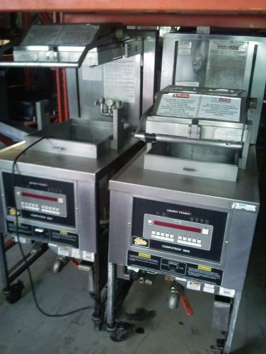 100lb henny penny computron 8000 (pfe-591) pressure fryer with filters (electric for sale