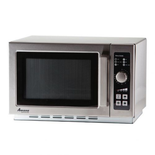Amana microwave oven - 1000 watt - 1.2 cu.ft interior - dial timer - stackable! for sale