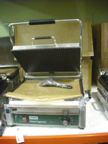 Waring WPG250 Panini Grill Grooved (Never Used)