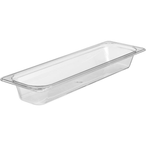 Cambro 1/2 gn long food pan, 2-1/2&#034; deep, 6pk clear 22lpcw-135 for sale