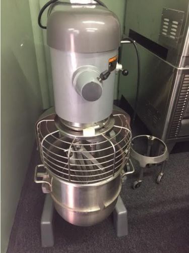 Hobart 40qt mixer #d340, 208v 3phase w/s/s bowl,hook, beater &amp; whip for sale