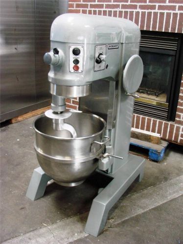 HOBART H600 60 QUART DOUGH MIXER WITH BOWL,TIMER, AND TOOLS SINGLE PHASE!