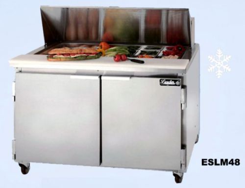 Brand new! leader eslm48 - 48&#034; refrigerated sandwich and salad prep table for sale