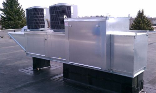 Make up air unit with modular package heat &amp; a/c cooling 4200 new with warranty for sale