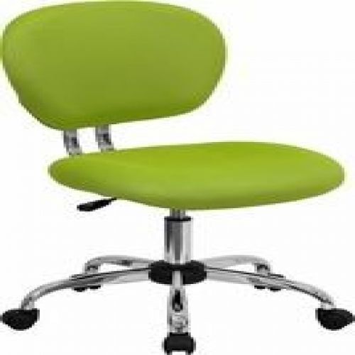 Flash Furniture H-2376-F-GN-GG Mid-Back Apple Green Mesh Task Chair