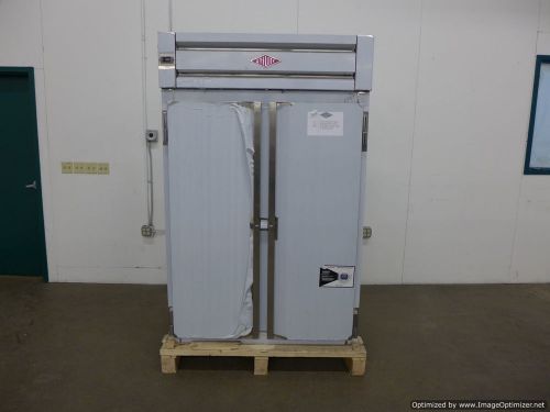 New utility r-50-ss-2s-d 50&#034; 2 door stainless reach in refrigerator cooler t-49 for sale
