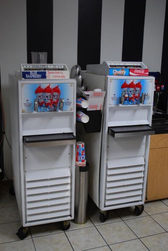 2 head frozen beverage machine slushie icee slurpee dispenser for sale