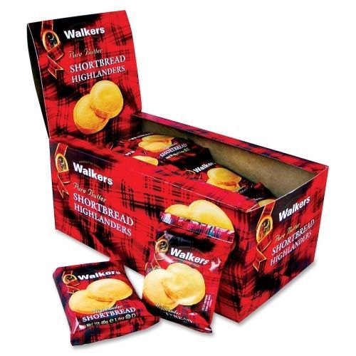 Shortbread Highlander Cookies, 1.4oz, 2 Pack, 12 Packs/Box