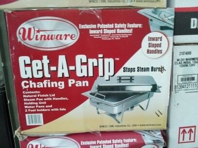 Winware get a grip 8 quart chafer for sale