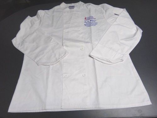 Chef&#039;s jacket, cook coat, with sullivan  logo, sz xl newchef uniform for sale