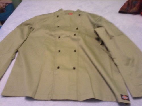 Dickies Executive Chef&#039;s Coat in Celery New With Tags 52&#034; Bust