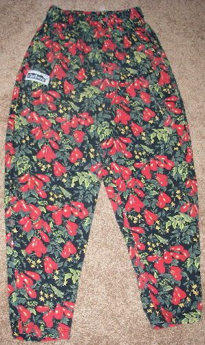 Chefwear mens l chef pants pear tomatoes for sale