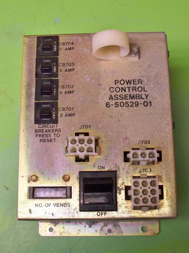 ROWE BC-11 &amp; BC-11D POWER CONTROL ASSEMBLY #6-50529-01